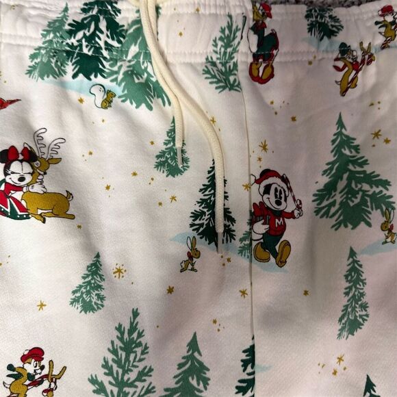 Disney Mickey & Friends Christmas Pajama Pants Unisex 2XL Holiday - Picture 4 of 6